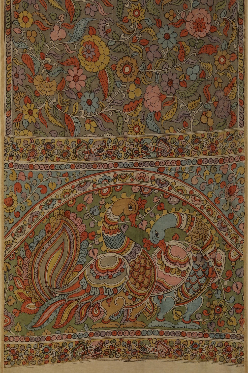 Image of Kalamkari Printed Saree